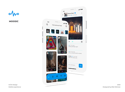 Music app adobexd art artist br clients design illustration madewithadobexd minimal music music app music art projects social app social network ui uidesign uiux ux