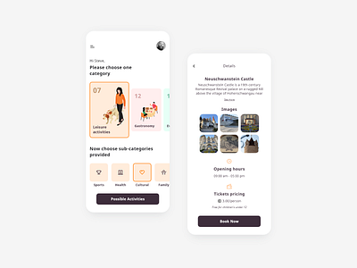 City Tourism activities adobexd br city clients design illustration madewithadobexd minimal projects tour tourism tourist ui ui design uidesign uiux uiuxdesign ux uxdesign