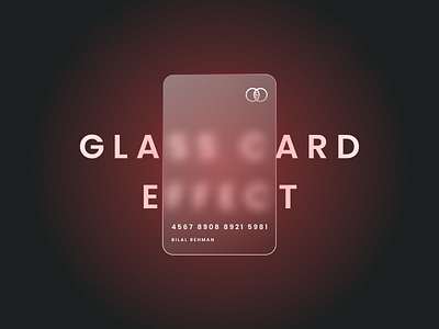 Glass Card Effect adobexd br clients creditcard design glass glass card glassy illustration madewithadobexd mastercard minimal projects trend trendy trendy design ui ux visa