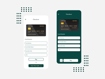 Credit Card Checkout adobexd br checkout clients creditcard madewithadobexd pay projects scan scannpay