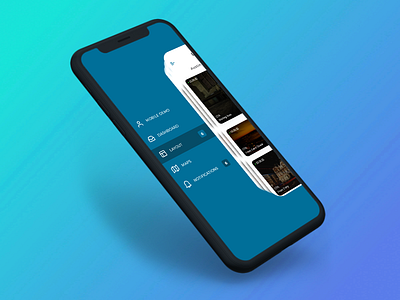 Side menu br design inspiration madewithadobexd menu sidenav ui uiux ux