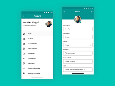 Daily UI #006 - User Profile account daily ui daily ui challenge daily ui day 6 mobile app mobile app design profile profile page ui design user profile ux design
