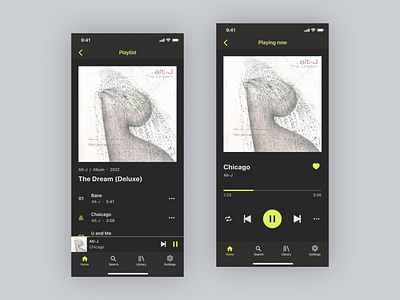 Daily UI #009 - Music Player daily ui daily ui challenge daily ui day 9 mobile app mobile app design music player app music player ui player ui ui design ux design web design