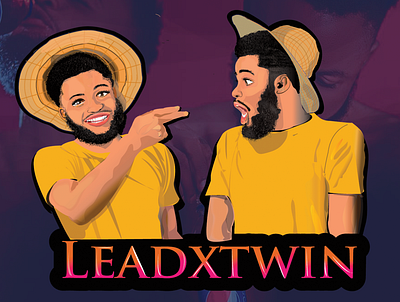 Leadxtwin design illustration vector