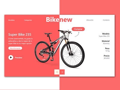 Bikenew design ecommerce ecommerce design ui ui ux uidesign web