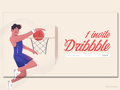 1 Iinvite Dribble 1 invite 1 invite dribbble invite invite dribbble