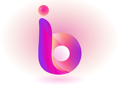 Be bright abstract branding bright circle colorful gradient illustraion logo logodesign logotype purple vector