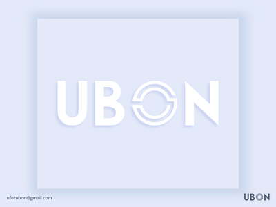 UBON (My Brand) logo design branding graphic ui