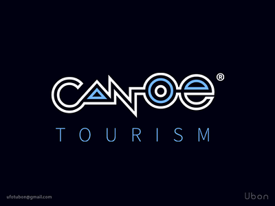 CANOE ® TOURISM watermark logomark fonttype