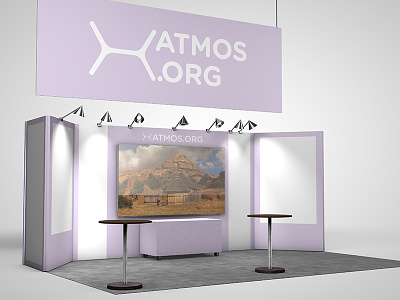 Expo stand mockup c4d