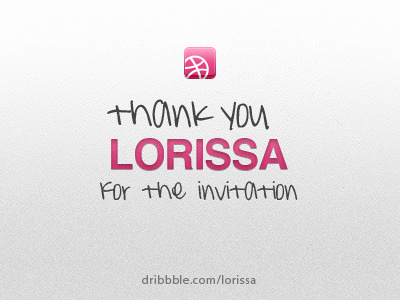 Dribbble Invitation