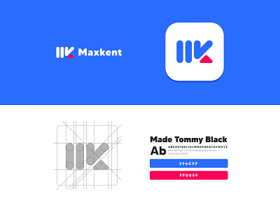 MK Initial Logo Concept letter k letter k logo letter m letter m logo letter mk m logo mk mk initial mk logo