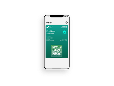 Tawakkalna Apple Wallet Card applecard applewallet card covid19 ios15 saudi arabia ui uiux ux wallet توكلنا