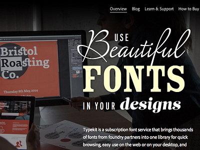 A new typekit.com