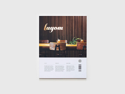 Lagom #8 — cover lagom magazine print