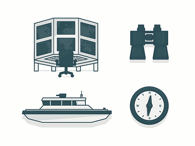 Military Icons icons illustration