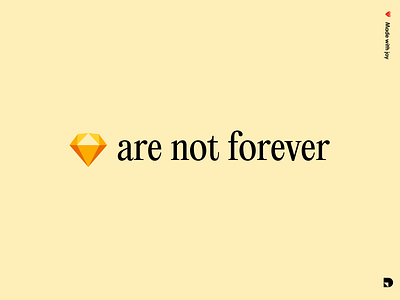 Diamonds are not forever design editorial new graphic design illustration meme sketch typography ui