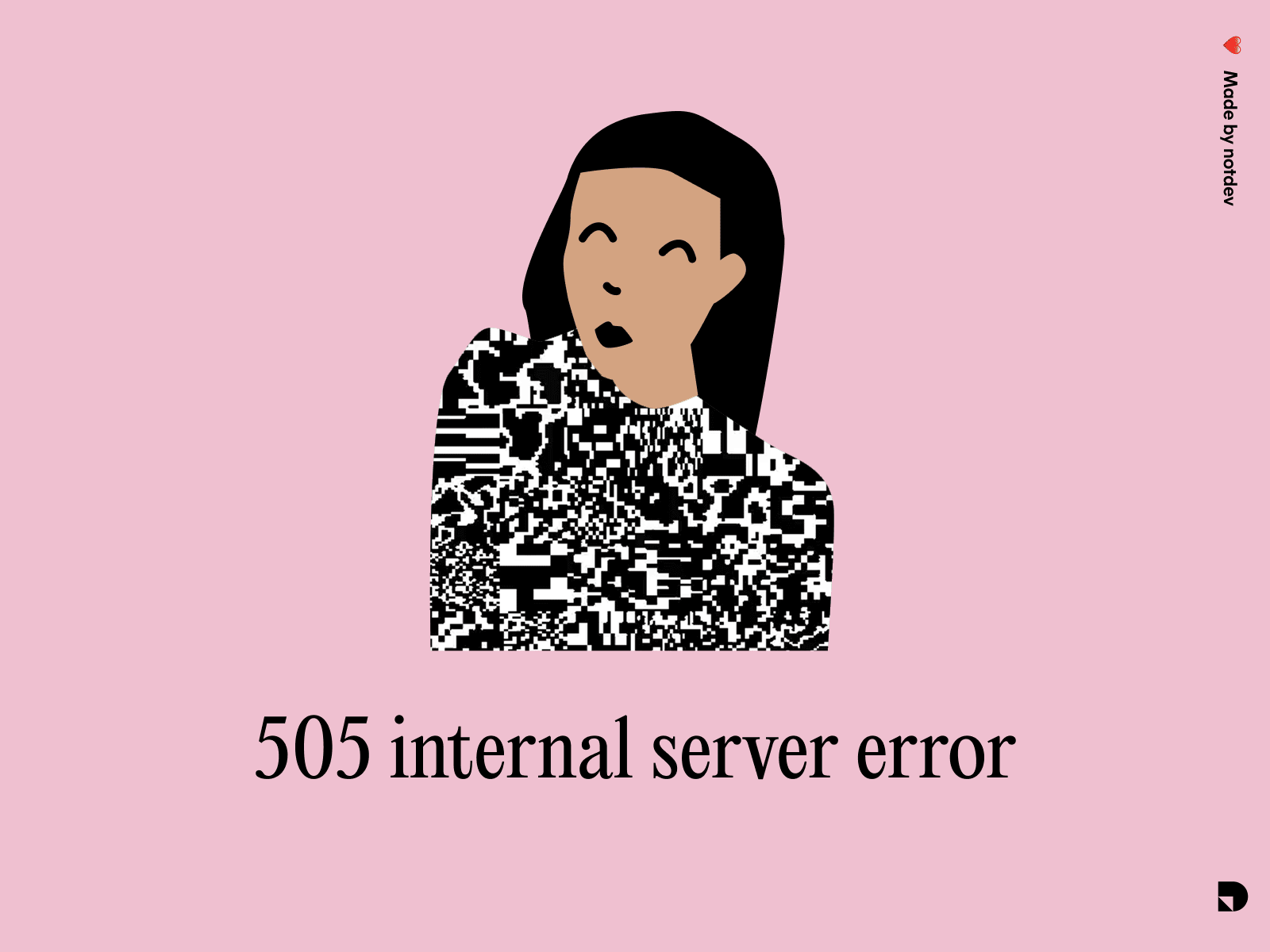 Internal server error branding design illustration meme