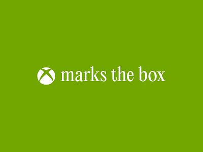 x marks the box design