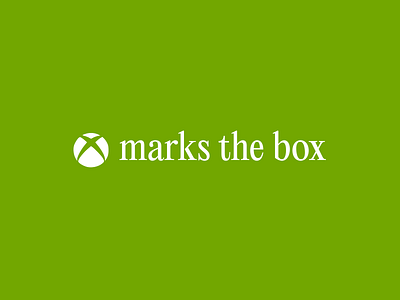 x marks the box
