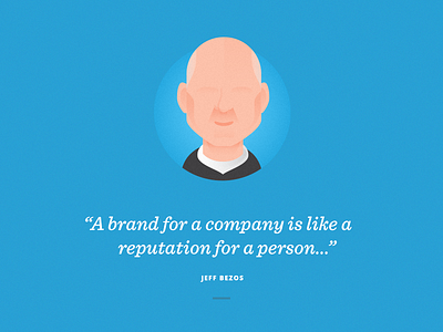 Jeff Bezos Quote illustration sentinel texture