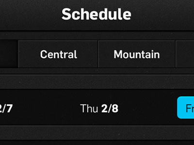 Schedule flama ios ipad