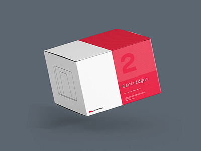 Packaging Cartridge Box illustration maison neue packaging