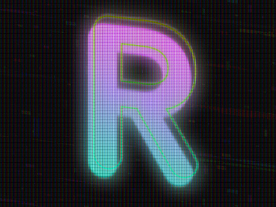 R Is For Resolution 36daysoftype alphabetdesign brand branding design digitalart illustration logodesign logotype