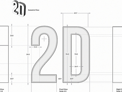 2 is for 2D 36daysoftype adobe alphabetdesign art design digitalart illustration