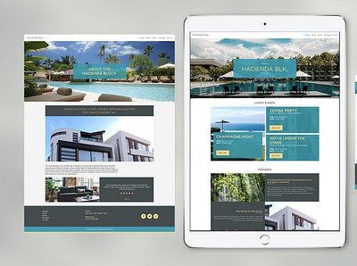 Web Design Feature: Hacienda Block web web design webdesign website website design