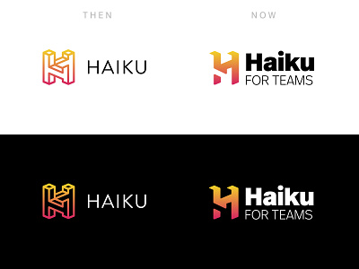 Haiku for Teams brand redesign brand redesign branding logo