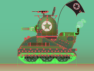 Tank Work In Progress military tank toy vector