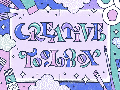 Creative Toolbox hand lettering illustration