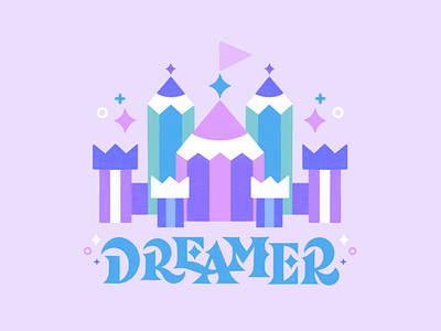 Dreamer Tattoo Design hand lettering illustration