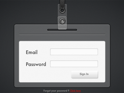 Login form login ui