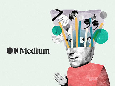 Poster for Medium's new logo