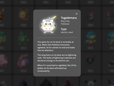 Pokédex made with PokeAPI