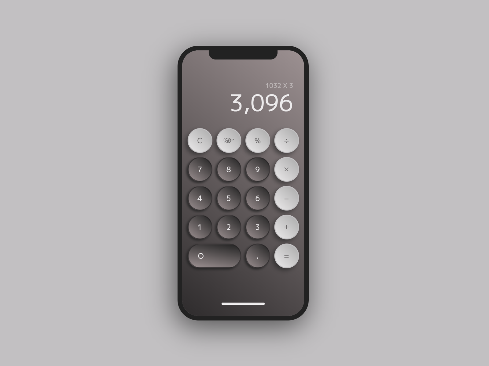 Elegant Vanilla JS Calculator by Ray C on Dribbble