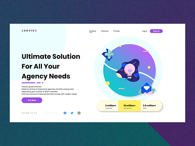 JarvisX Landing Page