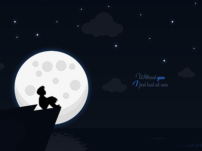 Without You vector art.