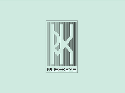 Rushkeys logo beat beatmaker logo logodesign logodesigner musician rushkeys vinyl