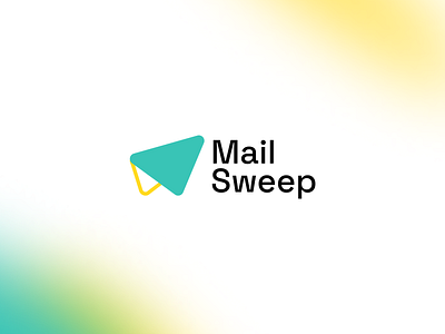 MailSweep logo branding color gradient logo logodesign logomark logotype mail mailer mailsweep minimal startup sweep