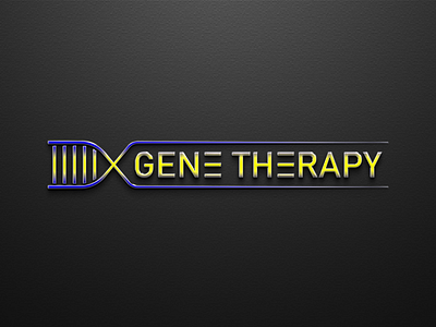 Gene Therapy Logo Design branding business logo canva design canva logo design fiverr logo freelancer gene therapy logo design graphic design illustration logo minimalist logo vector logo