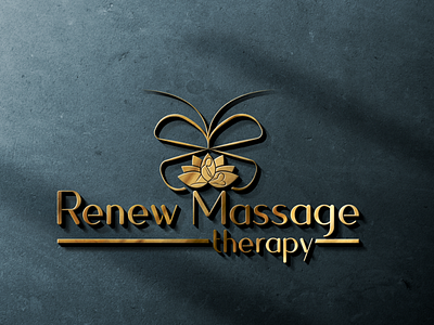 Renew Massage Therapy logo Dsign branding business logo canva design canva logo design fiverr logo freelancer graphic design illustration logo minimalist logo renew massage therapy logo dsign vector logo