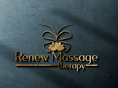 Renew Massage Therapy logo Dsign