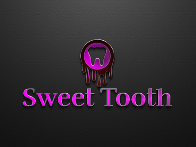 Sweet Tooth Logo Design branding business logo canva design canva logo design fiverr logo freelancer graphic design illustration logo minimalist logo sweet tooth logo design vector logo