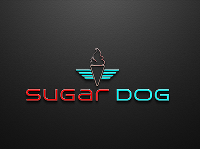 Sugar Dog Logo Design branding business logo canva design canva logo design fiverr logo freelancer graphic design illustration logo minimalist logo sugar dog logo design vector logo