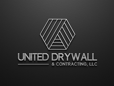 United Drywall Logo Design