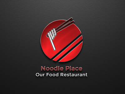 Noodle Place Logo Design branding business logo canva design canva logo design fiverr logo freelancer graphic design illustration logo minimalist logo noodle place logo design vector logo