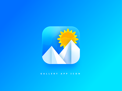 Gallery App Icon 3d adobe illustrator animation app design application design application ui branding branding logo design graphic design illustration illustration art logo ui design